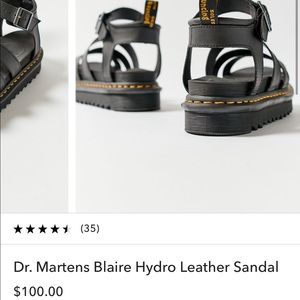 Black Dr.Martens sandals